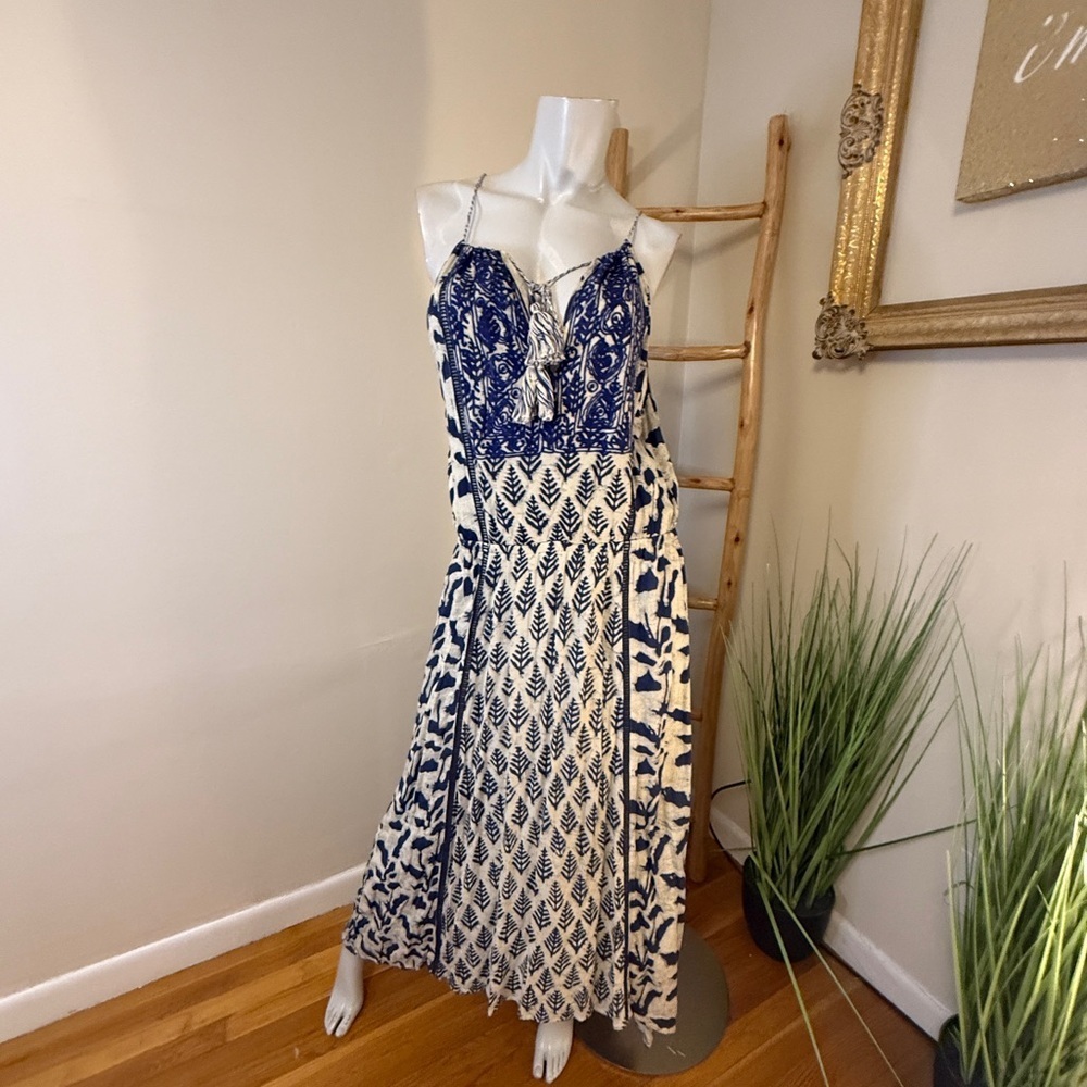 Anthropologie Boho Feminine Southwestern Festival Love Sam Soledad Maxi Dress - Picture 4 of 12